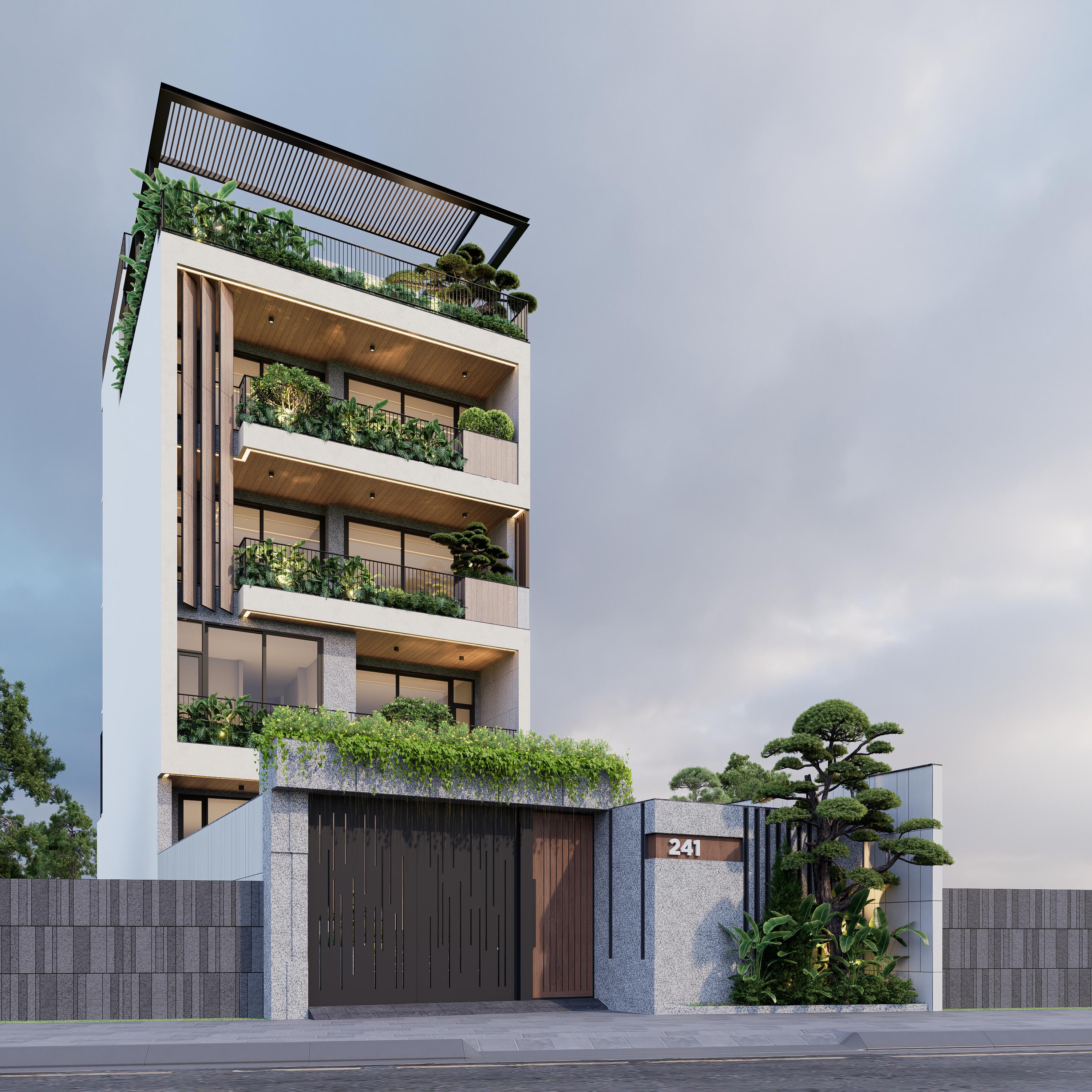 Villa phố — Gò Vấp — góc nhìn 4